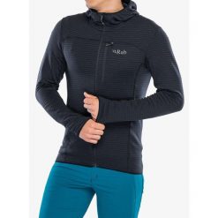 Bluza z kapturem męska Rab Ascendor Light Hoody. Niebieskie bluzy męskie RAB, na zimę, m, bez wzorów, z kapturem, narciarskie. Za 314.99 zł.