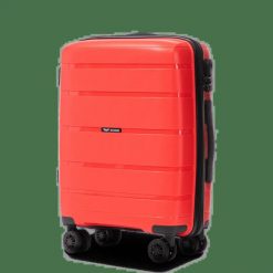 Walizka kabinowa Wings HAWFINCH 3.0 polipropylen 20" RED. Czerwone walizki damskie Wings, bez wzorów, z materiału. Za 169.90 zł.