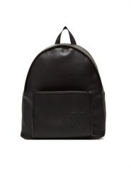 Calvin Klein Plecak Sculpted Impression Backpack 40 LV04G3155G Czarny. Czarne plecaki męskie Calvin Klein, bez wzorów, ze skóry. Za 529.99 zł.