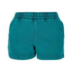 Szorty Damskie Stone Wash. Niebieskie szorty damskie Urban Classics, bez wzorów, sportowe. Za 139.99 zł.