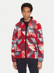 Napapijri Polar T-Argient NP0A4HZJ Czerwony Regular Fit. Czerwone bluzy sportowe męskie Napapijri, m, bez wzorów, z polaru, bez kaptura. Za 489.99 zł.