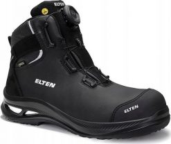 Sourcing Shoes ELTEN Terence XXG Pro Boa GTX black Mid ESD S3 HI CI, black 40. Czarne buty sportowe męskie Sourcing, bez wzorów, bez zapięcia. Za 768.70 zł.