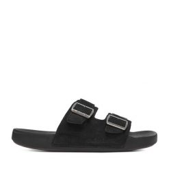 Klapki Quiksilver. Czarne klapki męskie Quiksilver, bez wzorów, bez zapięcia. Za 159.99 zł.