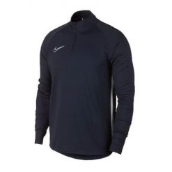 Bluza piłkarska męska Nike Dry Academy Dril Top. Czarne bluzy męskie Nike, m, bez wzorów, sportowe, bez ramiączek, bez kaptura. Za 215.00 zł.