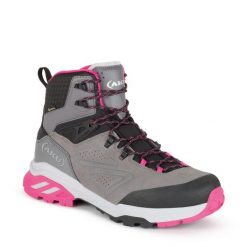 Buty trekkingowe Gore-tex damskie Aku Reactive. Szare obuwie trekkingowe damskie Aku, z gore-texu, bez zapięcia. Za 399.00 zł.
