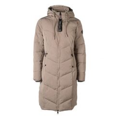 Parka dla kobiet HKM Toronto. Brązowe parki damskie HKM, m, z aplikacjami, z polaru, z kapturem. Za 539.00 zł.