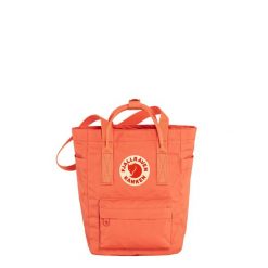 Plecak miejski Fjallraven Kanken Totepack Mini - korall. Brązowe plecaki damskie Fjällräven, bez wzorów. Za 340.99 zł.