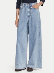 Weekend Max Mara Jeansy Zattera 2625186031 Niebieski Wide Leg. Niebieskie jeansy damskie Weekend Max Mara, bez wzorów, z jeansu. Za 839.99 zł.