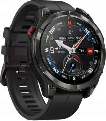 Smartwatch Zeblaze Stratos 4 Pro (czarny) (Stratos 4 Pro Black). Czarne zegarki smartwatch Zeblaze, bez wzorów. Za 365.67 zł.