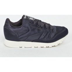 Reebok Classic - Buty Cl Lthr Satin. Fioletowe obuwie sportowe damskie Reebok Classic, bez wzorów, z gumy, z okrągłym noskiem, bez zapięcia, Adidas Advantage, climacool (adidas). W wyprzedaży za 139.90 zł.