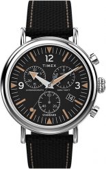 Zegarek męski Timex TW2V43700 czarny. Czarne zegarki męskie Timex, bez wzorów. Za 670.21 zł.