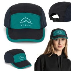Czapka z daszkiem KADVA Hiker Cap. Szare czapki damskie KADVA, bez wzorów, sportowe. Za 79.99 zł.