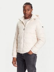 Guess Kurtka zimowa M5BL0B W2322 Écru Relaxed Fit. Kurtki męskie Guess, na zimę, m, z aplikacjami, z syntetyku, bez kaptura. Za 849.99 zł.