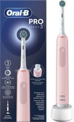 Szczoteczka Oral-B Pro 3 CrossAction Pink. Różowe szczoteczki elektryczne Oral-B. Za 312.56 zł.