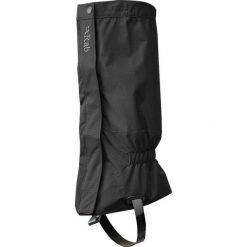 Stuptuty ochraniacze przeciwśnieżne Rab Trek Gaiter. Czarne buty zimowe męskie RAB, bez wzorów, bez obcasa, bez zapięcia. Za 199.99 zł.