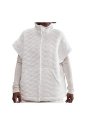 Kurtka damskie Nike Sportswear biały. Białe kurtki sportowe damskie Nike, l, bez wzorów, z materiału, bez ramiączek, bez kaptura, trekkingowe. Za 301.50 zł.