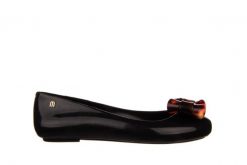 Baleriny Melissa Sweet Love III AD Black Tortoise 010353, Czarny, Guma - 37. Czarne balerinki damskie Melissa, bez wzorów, z gumy, bez obcasa, bez zapięcia. W wyprzedaży za 179.10 zł.