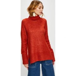 Vero Moda - Sweter. Brązowe swetry nierozpinane damskie Vero Moda, s, bez wzorów, z dzianiny, bez kołnierzyka, bez ramiączek. W wyprzedaży za 89.90 zł.