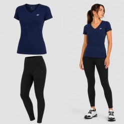 ZESTAW DAMSKI 4F T-SHIRT + LEGGINSY KOMPLET SPORTOWY NA CO DZIEŃ L SS26. Legginsy damskie 4F, l, bez wzorów, z bawełny, na fitness i siłownię. Za 119.98 zł.
