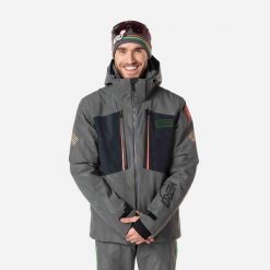 Kurtka narciarska męska Rossignol Hero Course Jacket. Szare kurtki sportowe męskie Rossignol, na zimę, l, bez wzorów, bez kaptura, narciarskie. W wyprzedaży za 2,559.00 zł.