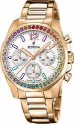 Zegarek Festina Zegarek damski Festina F20639-2 różowe złoto. Czerwone zegarki damskie Festina, złote. Za 934.00 zł.