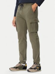 Aeronautica Militare Spodnie dresowe 262PF1020UF00662 Khaki Regular Fit. Brązowe spodnie sportowe męskie Aeronautica Militare, m, bez wzorów, z bawełny. Za 454.99 zł.