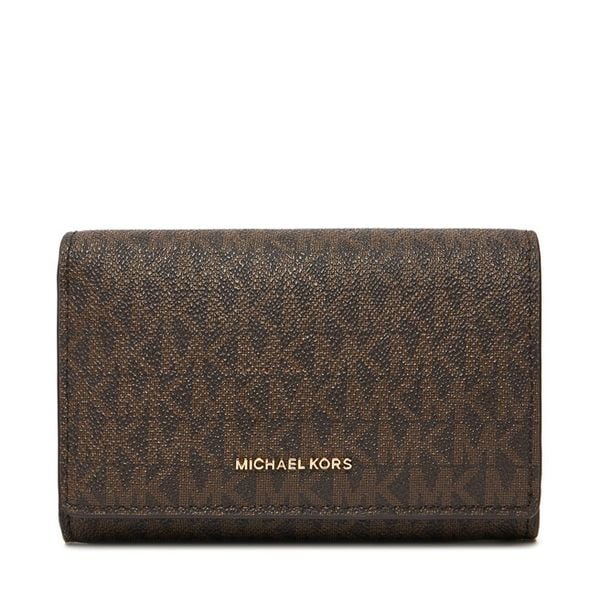 Portfel MICHAEL Michael Kors. Brązowe portfele damskie MICHAEL Michael Kors. Za 474.99 zł.