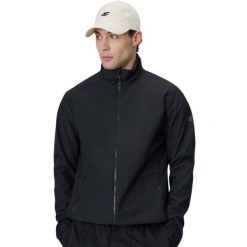 Kurtka męska softshell 4F NeoDry 5000/3000. Czarne kurtki sportowe męskie 4F, m, bez wzorów, z softshellu, bez kaptura, trekkingowe. Za 151.99 zł.