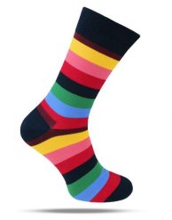 Tematyczne Skarpetki Bawełniane - Tęcza. Skarpety męskie His Story, bez wzorów, z bawełny. Za 34.99 zł.
