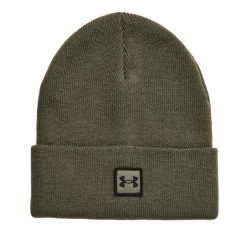 1373155390 Czapka. Zielone czapki damskie Under Armour, bez wzorów. Za 136.99 zł.