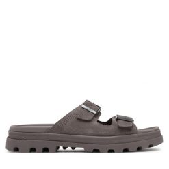 Klapki Palladium. Szare klapki męskie Palladium, bez wzorów, bez zapięcia. Za 279.99 zł.