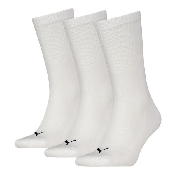 Puma Skarpety New Generation Cush 3-Pack 93837201. Białe skarpetki damskie Puma, bez wzorów, z bawełny. Za 77.23 zł.
