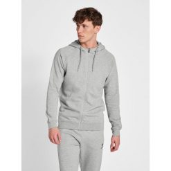 Bluza z kapturem i zamkiem błyskawicznym Hummel Red Heavy. Szare bluzy męskie Hummel, s, bez wzorów, sportowe, bez ramiączek, z kapturem. W wyprzedaży za 216.50 zł.