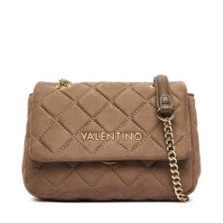 Torebka Valentino. Brązowe listonoszki damskie Valentino, bez wzorów, bez dodatków. Za 589.99 zł.