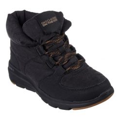 Tenisówki Skechers Model Glacial Ultra-trend Kolor Czarny. Czarne trampki i tenisówki damskie Skechers, bez wzorów, z materiału, bez zapięcia. Za 299.99 zł.