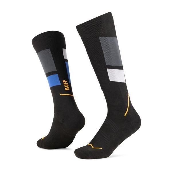 Skarpetki sportowe dla dorosłych Thermonet Over The Calf Socks. Czarne skarpetki damskie Buff, bez wzorów, z elastanu. Za 149.99 zł.