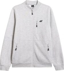 4f Bluza męska 4F M2547 chłodny jasny szary melanż 4FWMM00TSWSM2547 27M 4XL. Szare bluzy męskie 4F, m, bez wzorów, bez ramiączek, bez kaptura. Za 142.55 zł.