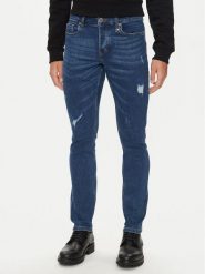 Richmond X Jeansy Trosti UMA24086JE Niebieski Slim Fit. Niebieskie jeansy męskie Richmond X, z bawełny. Za 309.99 zł.