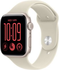 Smartwatch Apple Watch SE (3nd generation) OLED 40 mm Cyfrowy 324 x 394 px Ekran dotykowy 5G Beż Wi-Fi GPS (MJLE4MP/A). Cyfrowe zegarki smartwatch Apple, bez wzorów. Za 1,486.82 zł.