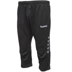 Spodnie Hummel Authentic czarny. Czarne szorty damskie Hummel, bez wzorów, sportowe. Za 80.00 zł.