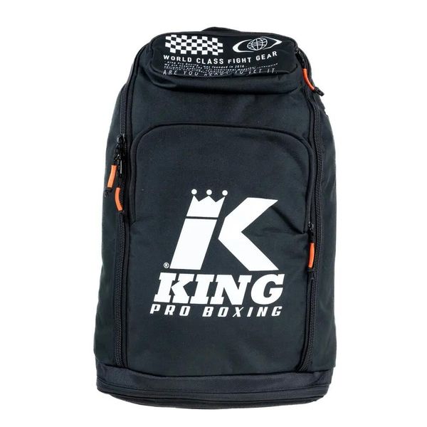 Plecak King Pro Boxing Elite Lab. Czarne plecaki męskie KING PRO BOXING, bez wzorów, z materiału, eleganckie. Za 344.50 zł.
