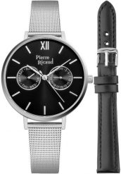 Zegarek Pierre Ricaud Zegarek damski Pierre Ricaud P22110.5164QF-SET srebrny. Szare zegarki damskie Pierre Ricaud, srebrne. Za 330.00 zł.
