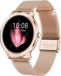 Smartwatch Rubicon RNBE66 Złoty (RNBE66RIBX05AX). Żółte zegarki smartwatch Rubicon, bez wzorów. Za 159.00 zł.