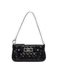 Armani Exchange Torebka XW002986 AF26448 UC001 Czarny. Czarne torebki do ręki damskie Armani Exchange, bez wzorów, z materiału, bez dodatków. Za 479.99 zł.