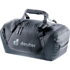 Torba podróżna Deuter Duffel 50. Czarne torby podróżne damskie Deuter, bez wzorów, z materiału. Za 351.99 zł.