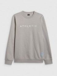 4F Bluza dresowa nierozpinana bez kaptura męska - szara S. Szare bluzy męskie 4F, m, bez wzorów, z dresówki, bez ramiączek, bez kaptura. Za 159.99 zł.