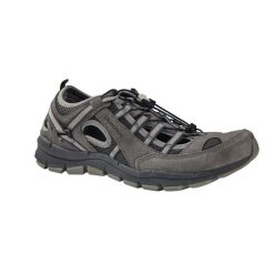 Sandały turystyczne zabudowane męskie Quechua NH500 Fresh. Szare buty sportowe męskie QUECHUA, na lato, bez wzorów, bez obcasa, bez zapięcia. Za 199.99 zł.