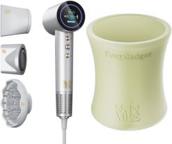Suszarka SkinVibe SkinVibe Aurea Family X Plasma (SV-001SL) + SkinVibe PonyGadget - Guma do włosów, kremowa, XL (SV-006CR). Białe suszarki do włosów SkinVibe. Za 899.00 zł.