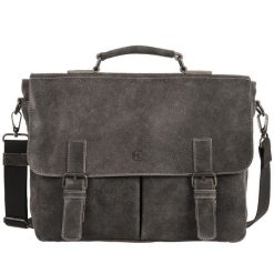 Torba męska skórzana Canaletto laptop do 15″ TM520s342. Szare torby na laptopa damskie bez wzorów, ze skóry. Za 484.50 zł.