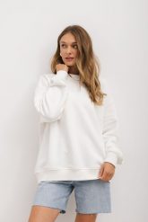 BLUZA BIG SISTER ECRU One size - Flawless. Bluzy damskie Flawless, bez wzorów, z bawełny, sportowe, bez ramiączek, bez kaptura. Za 327.00 zł.